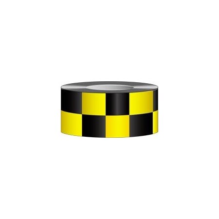 Accuform MARKING TAPE CHECKERBOARD PATTERN 2 in PTM773BKYL PTM773BKYL